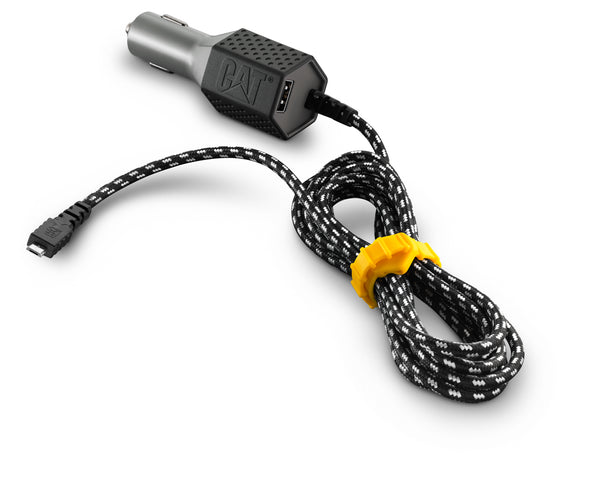 Chargeur de voiture USB simple - avec câble micro USB 6 '- DSP