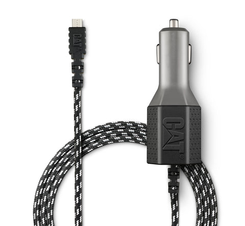 Chargeur voiture double USB - avec câble micro USB 6 '- DSP