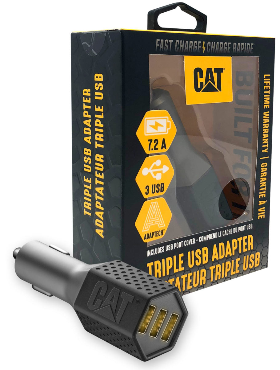 Triple USB Car Adaptor - DSP