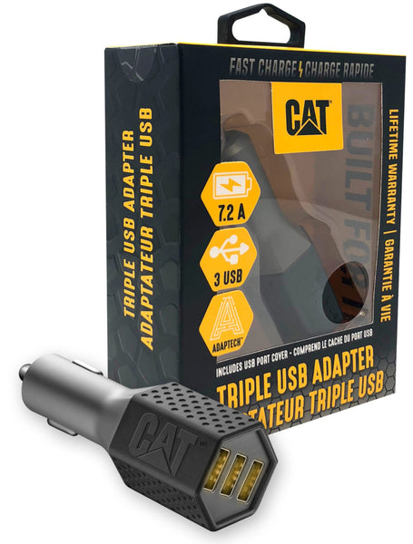 Triple USB Car Adaptor - DSP