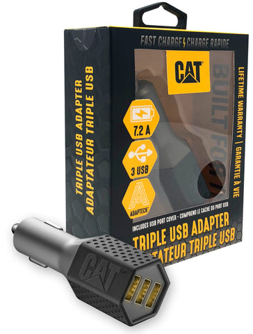 Adaptateur voiture triple USB - DSP