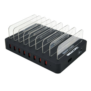 CHARGEUR GIGACORD 8 PORT AVEC CÂBLES MICRO USB - DSP